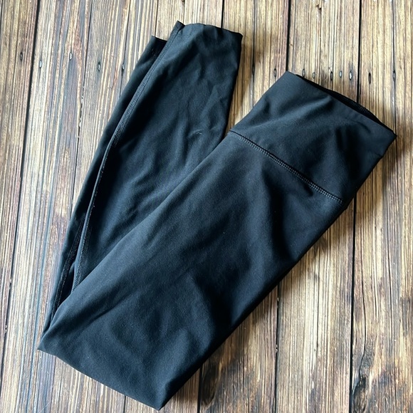 Nike Black Dri-Fit Leggings with Gummy Logo M - Picture 1 of 7